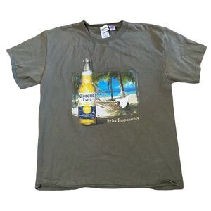 Vintage Y2K Corona Beer Tshirt